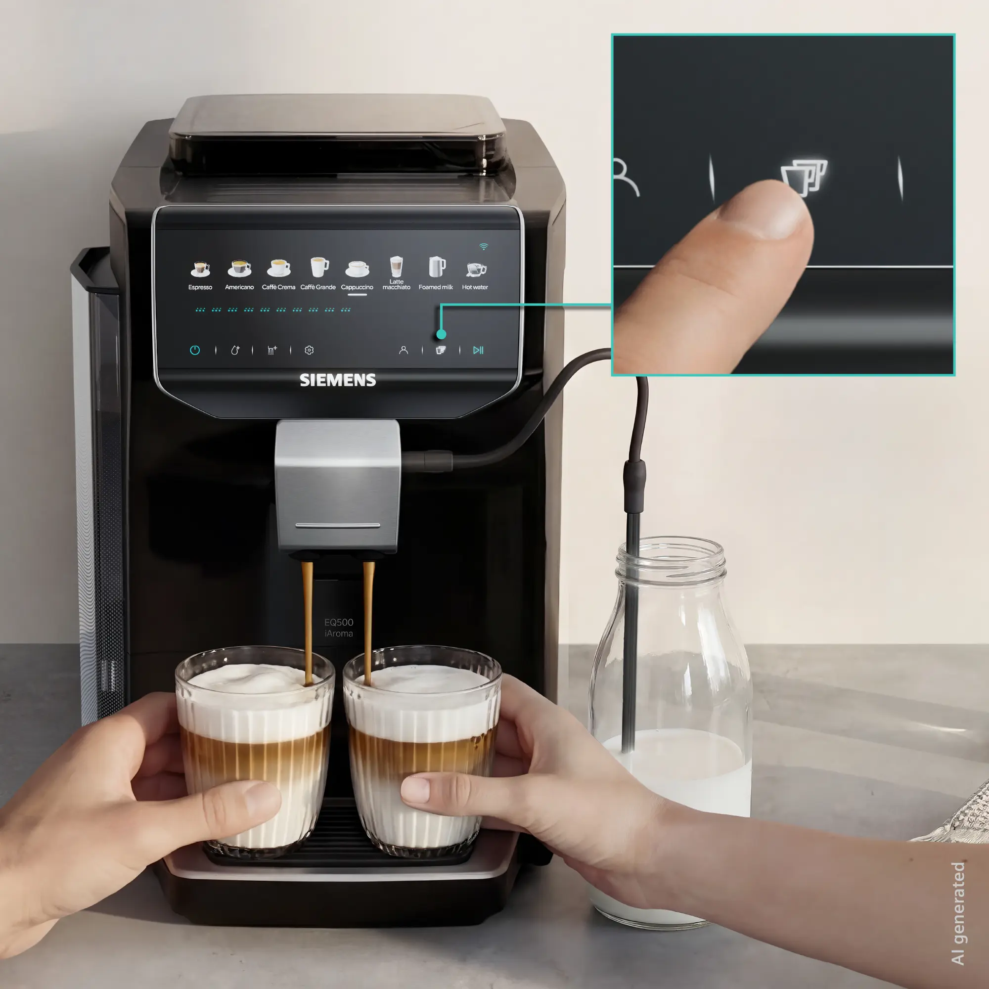 Siemens TP553E07 vrijstaand koffiemachine afbeelding 5