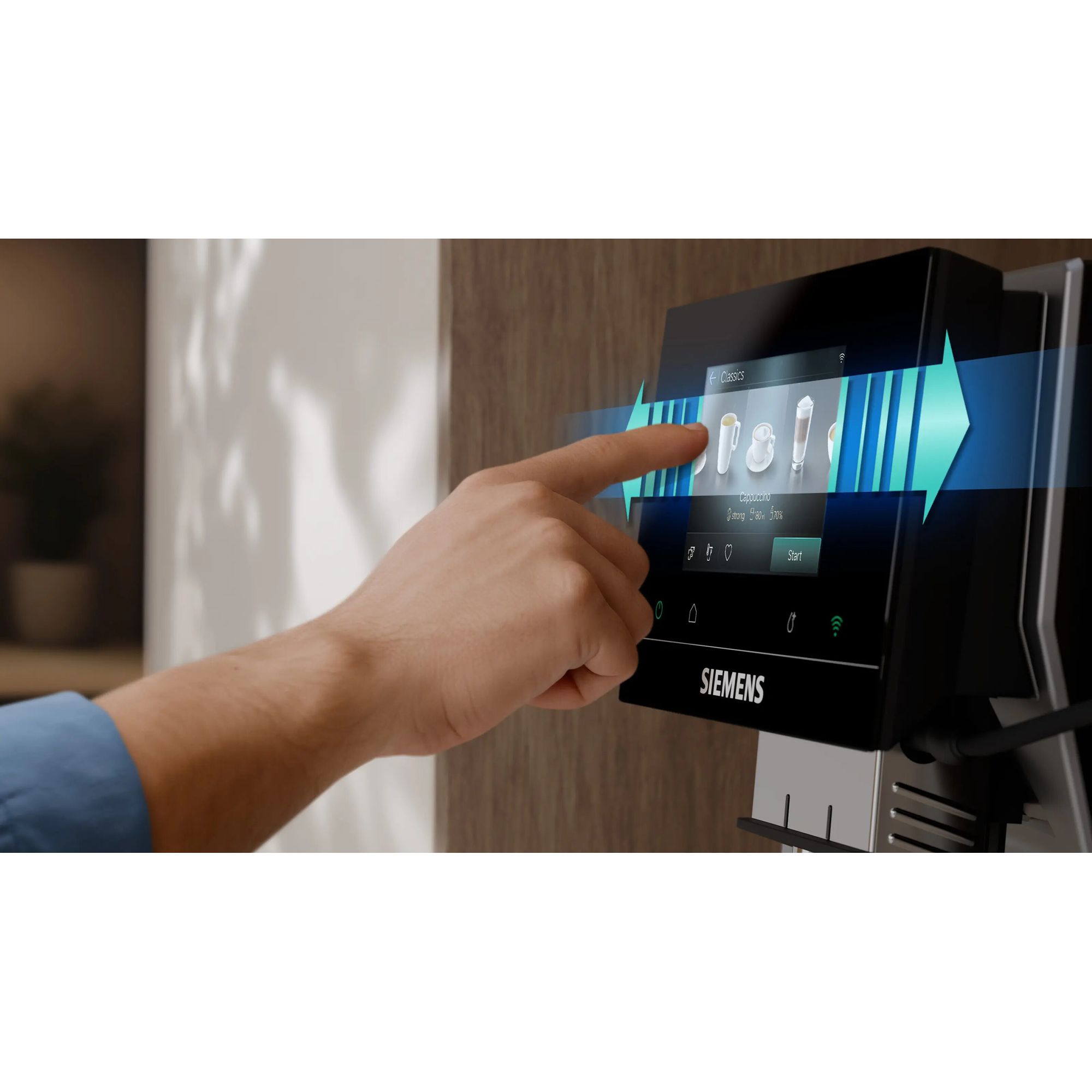 Siemens koffiemachine vrijstaand TP725EM7 afbeelding 4