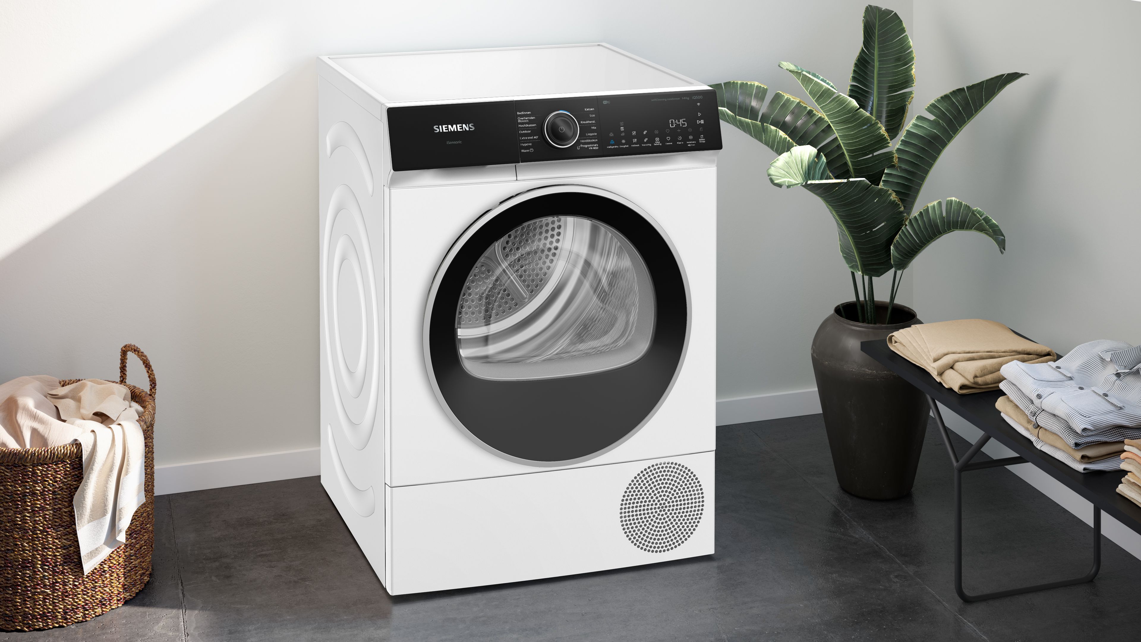 Siemens WQ45H2B5NL  wasdroger afbeelding 5