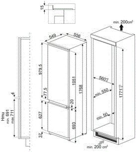 Smeg koelkast C8174DN2E afbeelding 3
