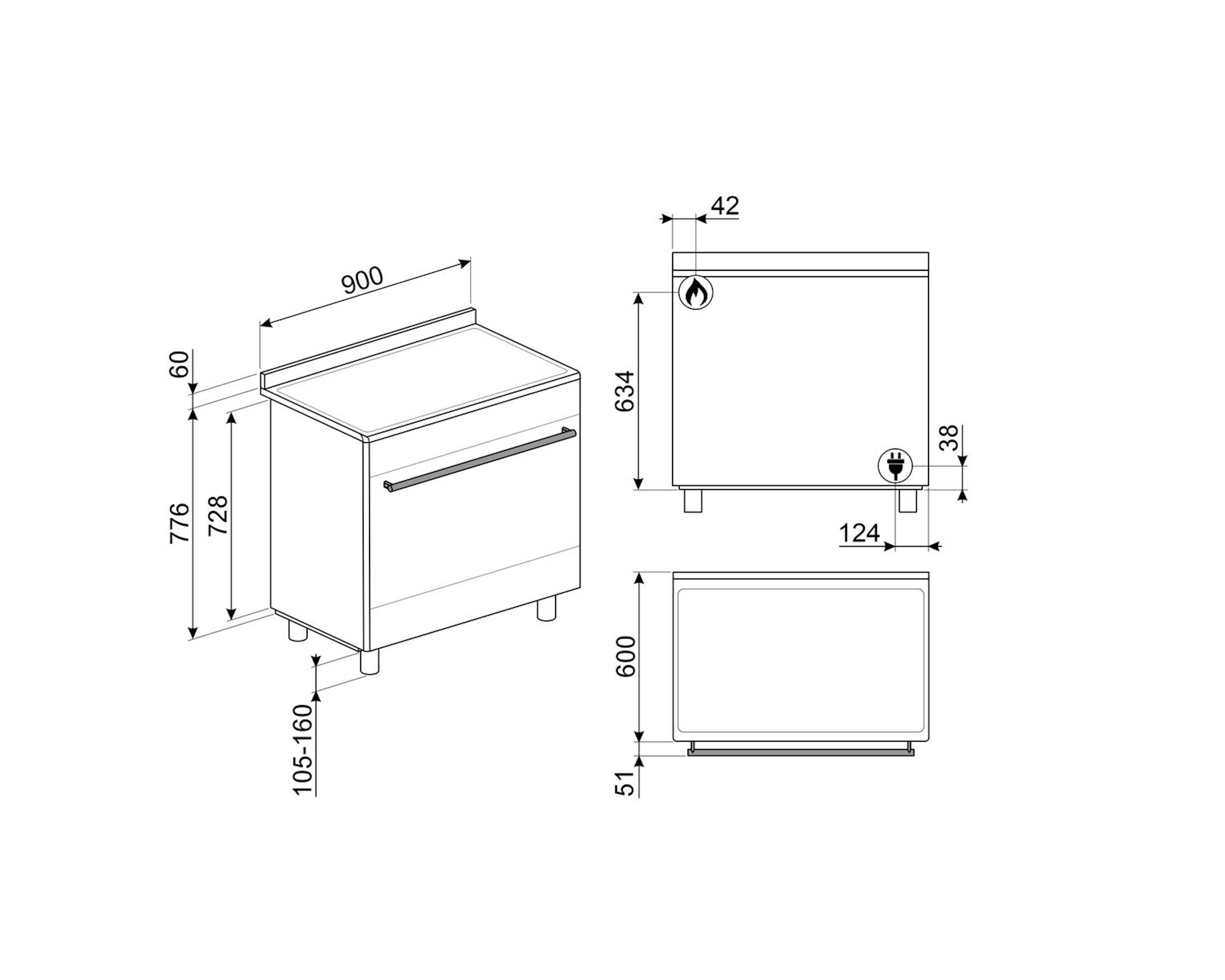 Smeg CX91GMBLNLK