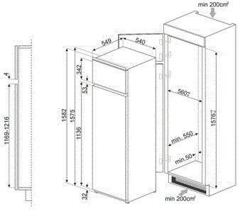 Smeg koelkast D4152F afbeelding 3