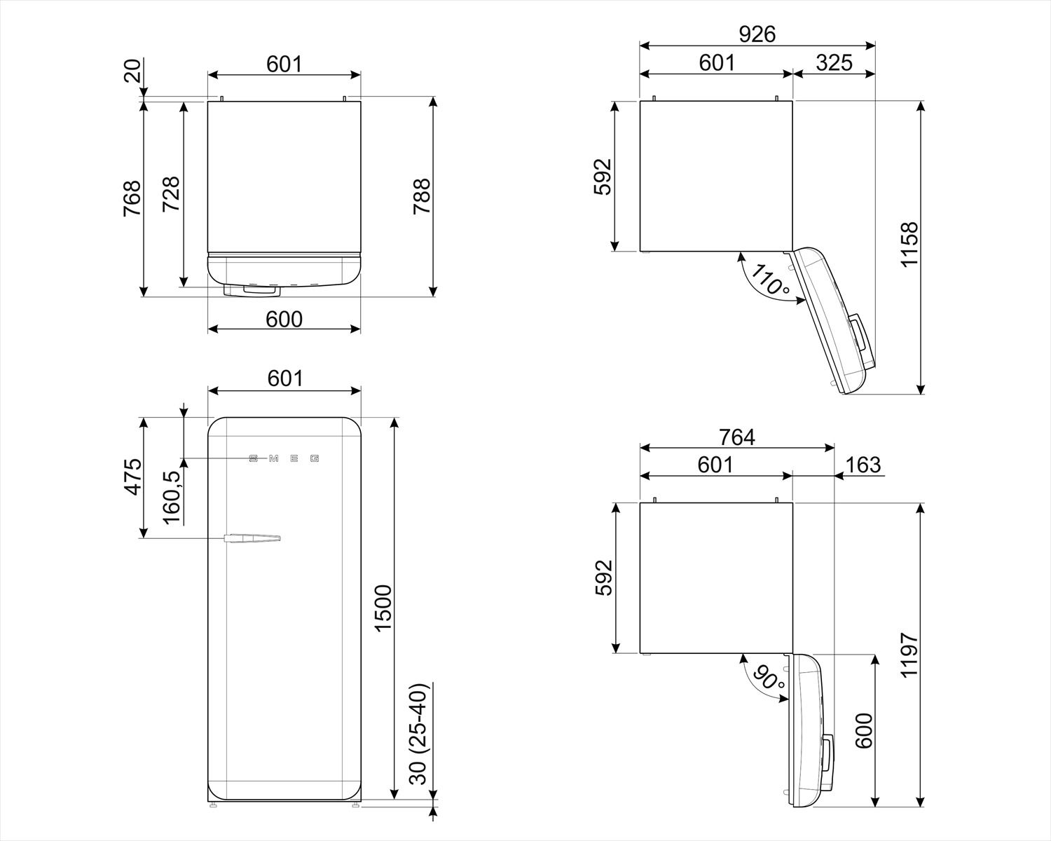 SMEG FAB28RDBLM5