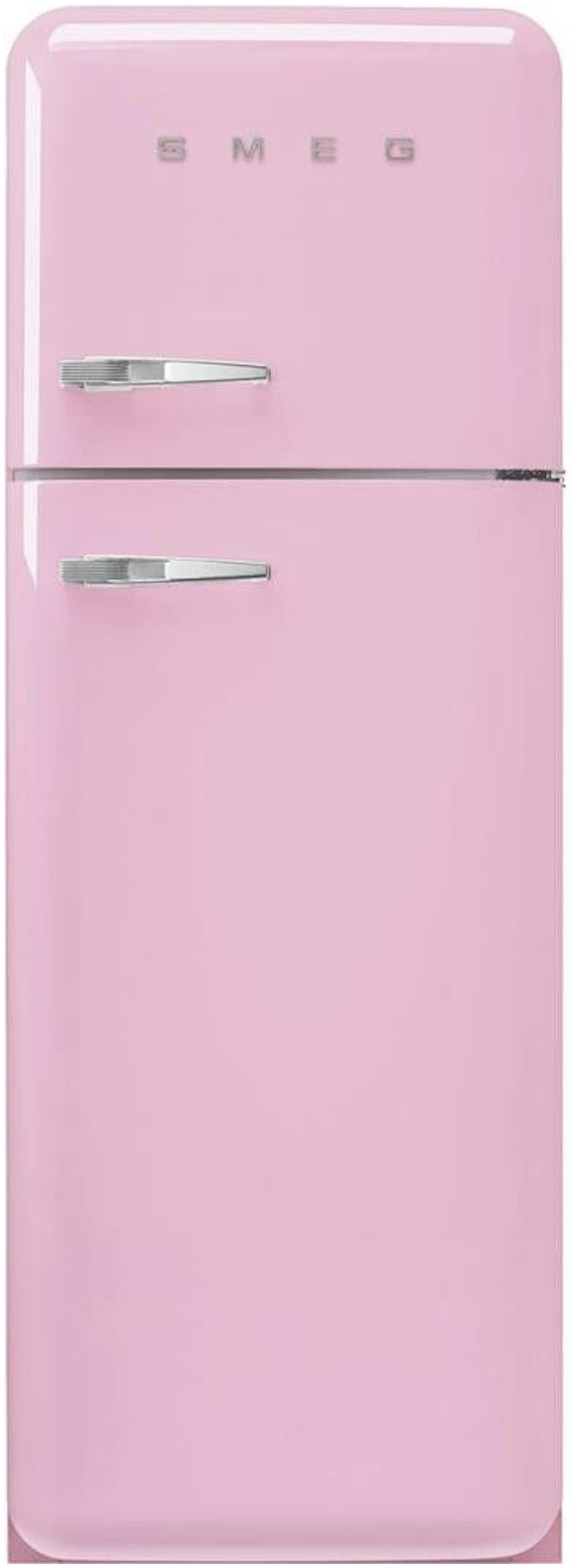Roze koelkast koelkasten in de kleur pastelroze!