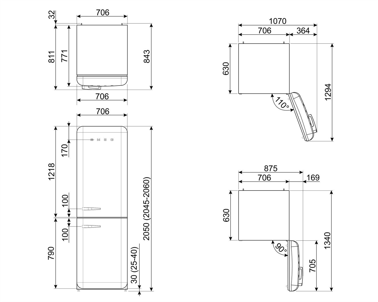 Smeg FAB38RBL5