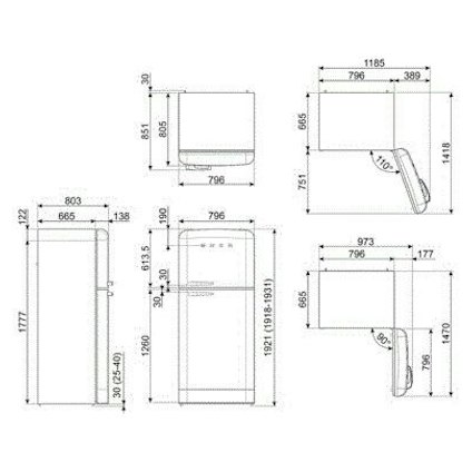 SMEG FAB50RBL5