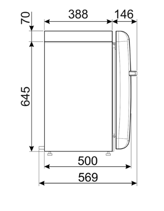 Smeg koelkast FAB5LBL6 afbeelding 3