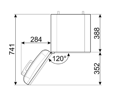 Smeg FAB5LCR6 vrijstaand koelkast afbeelding 5