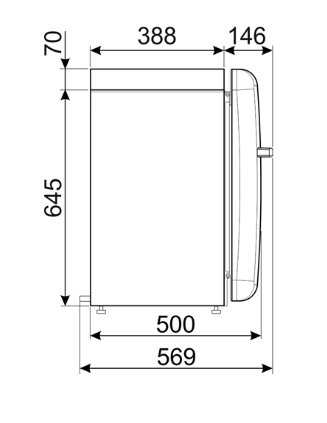 Smeg koelkast FAB5LCR6 afbeelding 3