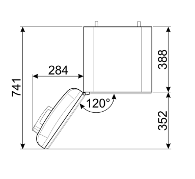 Smeg FAB5LPK6 vrijstaand koelkast afbeelding 5