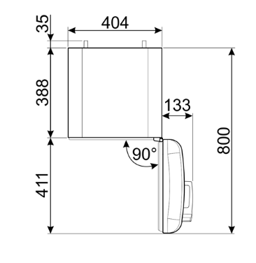 Smeg FAB5RPG6 vrijstaand koelkast afbeelding 5