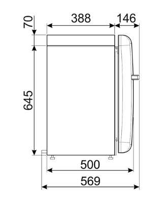 Smeg koelkast vrijstaand FAB5RPK6 afbeelding 4
