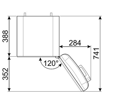 Smeg FAB5RWH6 vrijstaand koelkast afbeelding 5