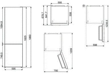 Smeg koelkast vrijstaand FC18EN4AX afbeelding 4