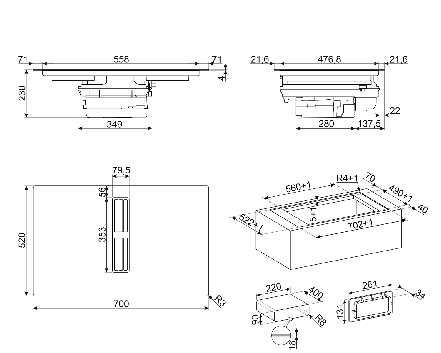 HOBD472D2 van Smeg afbeelding 6