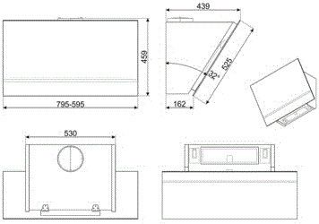 Smeg afzuigkap  KV26N afbeelding 4