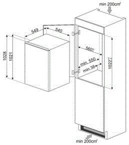 Smeg koelkast S4C102F afbeelding 3