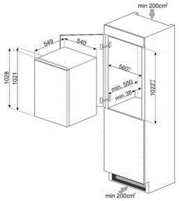 Smeg koelkast S4L100F afbeelding 3