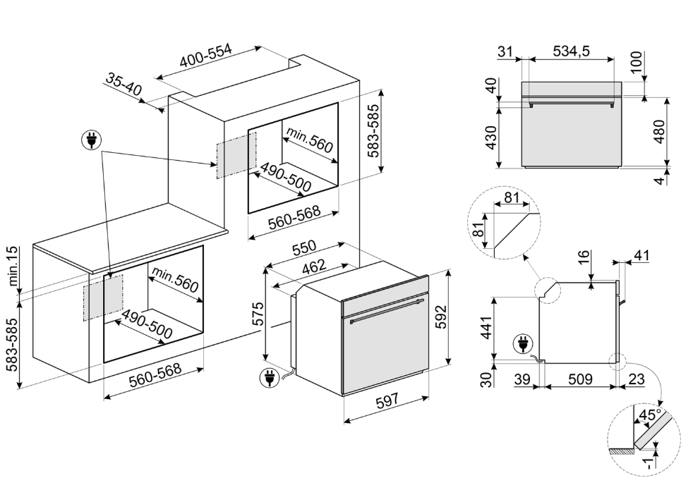 SFP6301TVN Smeg afbeelding 2