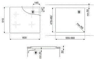 Smeg kookplaat SI4642D afbeelding 3