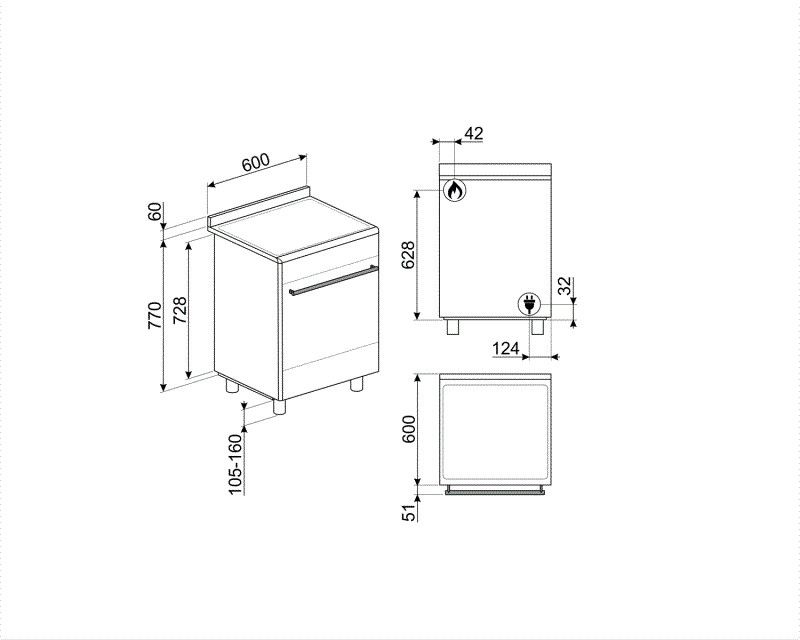 SNLK61MA9 Smeg afbeelding 2