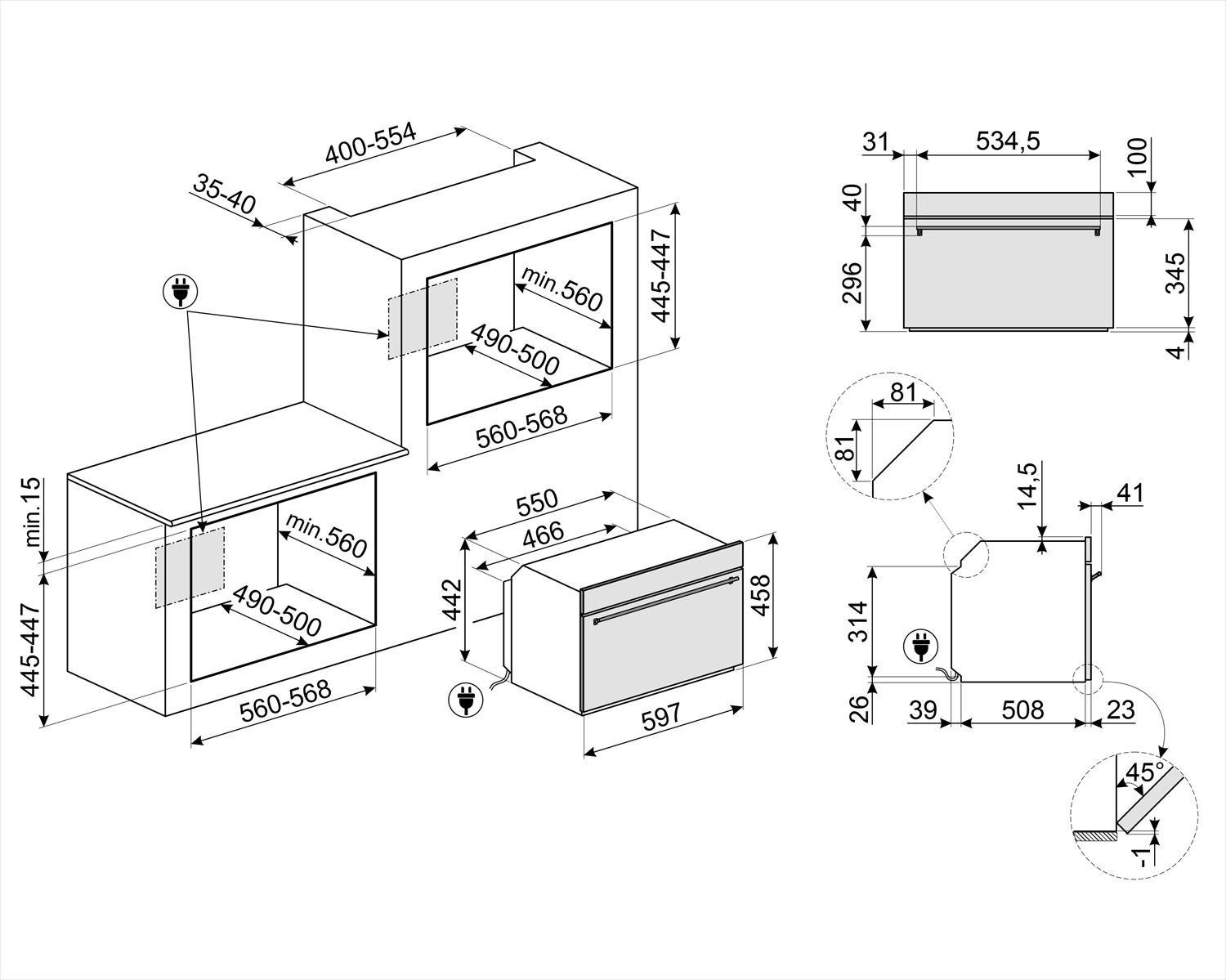 Smeg magnetron SO4302M1X afbeelding 3