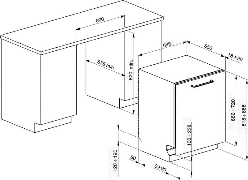 Smeg vaatwasser ST382C afbeelding 3