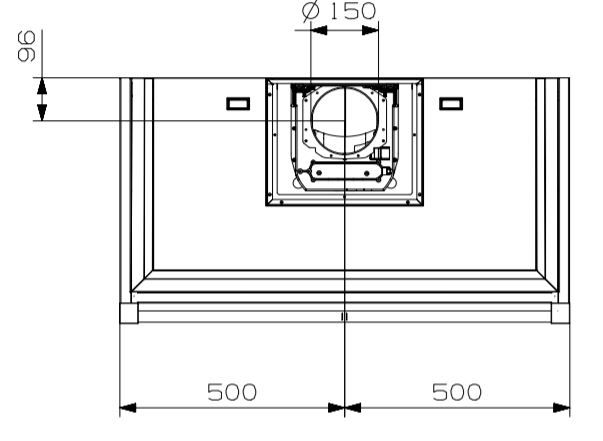Steel afzuigkap  AKL100 SA afbeelding 4