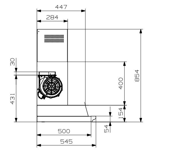 Steel afzuigkap AKL120 AN afbeelding 3