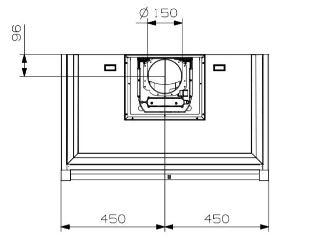 Steel afzuigkap  AKL90 BA afbeelding 4