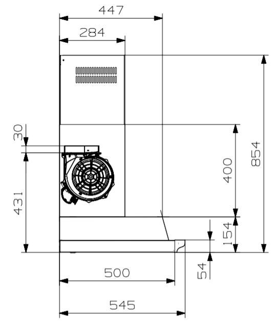 Steel afzuigkap XK90 BR afbeelding 3