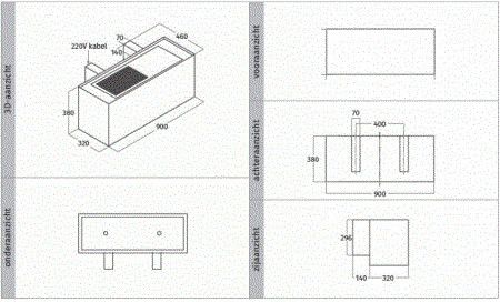 Wave afzuigkap 1120.22 afbeelding 3