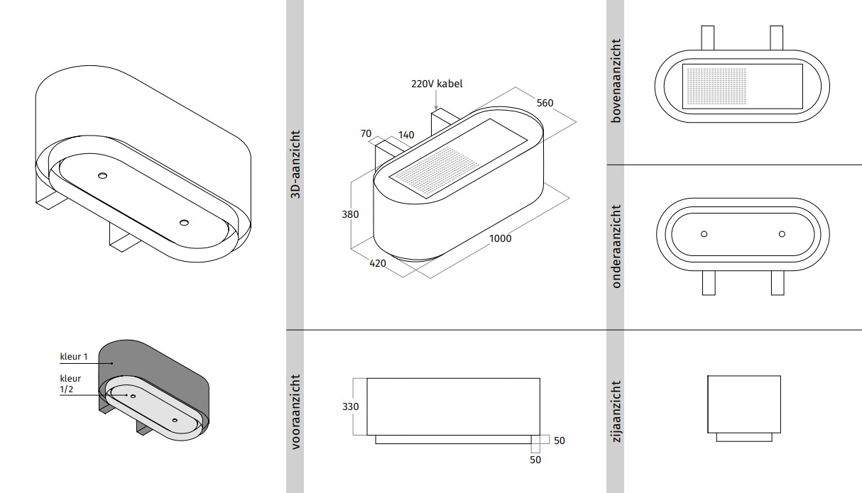 Wave afzuigkap 1129.40 afbeelding 3