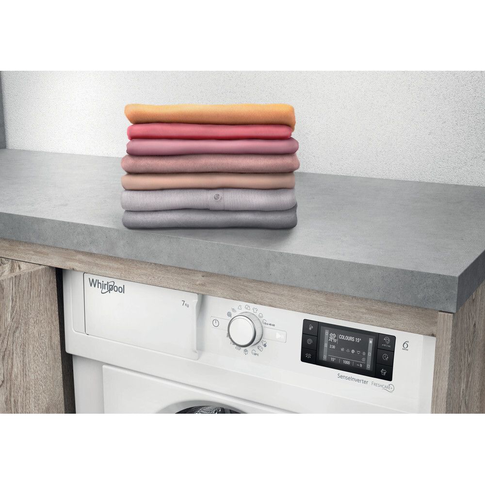 Whirlpool BIWMWG71483EEUN inbouw wasmachine afbeelding 6
