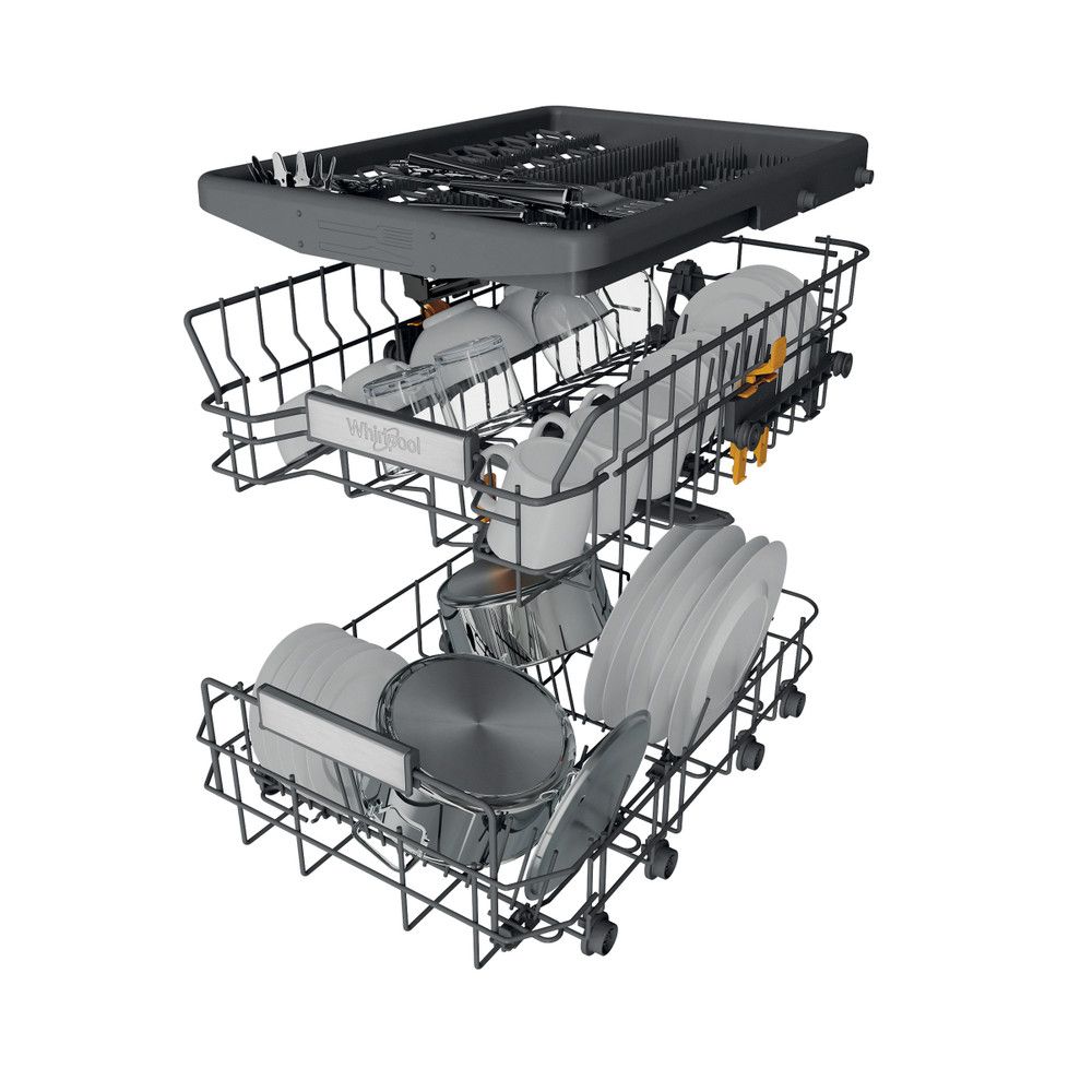 Whirlpool vaatwasser vrijstaand WH6FB10BS7A0W afbeelding 4