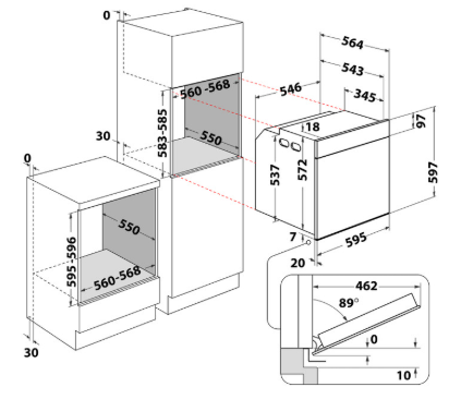 Whirlpool WOI5S8PM1SBA