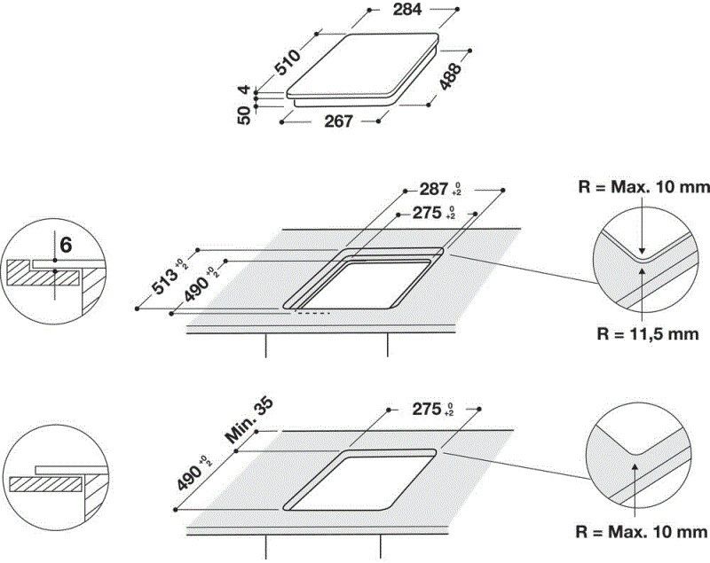 Whirlpool kookplaat WSQ0530NE afbeelding 3