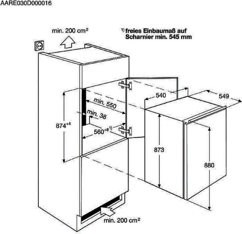 Zanussi koelkast inbouw ZEAN88FS afbeelding 4