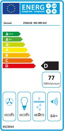 Zanussi afzuigkap ZHI612G afbeelding 3