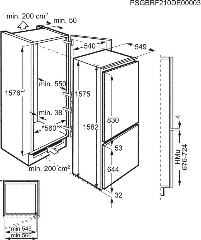 Zanussi koelkast inbouw ZNLN16FS1 afbeelding 4