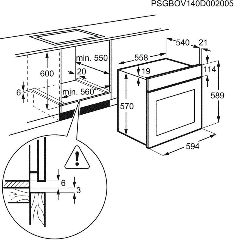 ZOHNC0K1 van Zanussi afbeelding 5