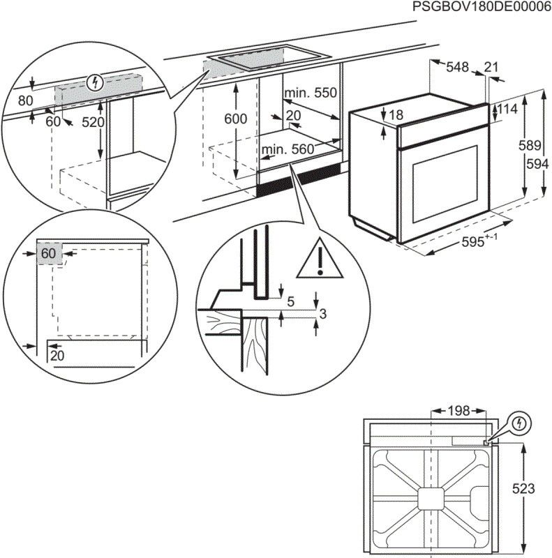 ZOHNG0X1 van Zanussi afbeelding 5