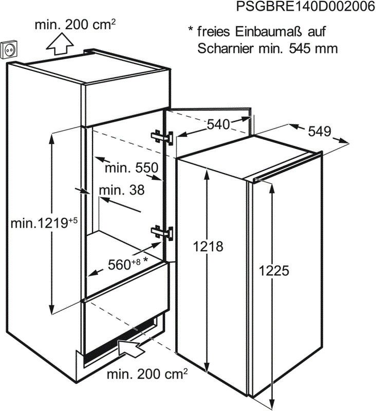 Zanussi koelkast inbouw ZRAN12FS afbeelding 4