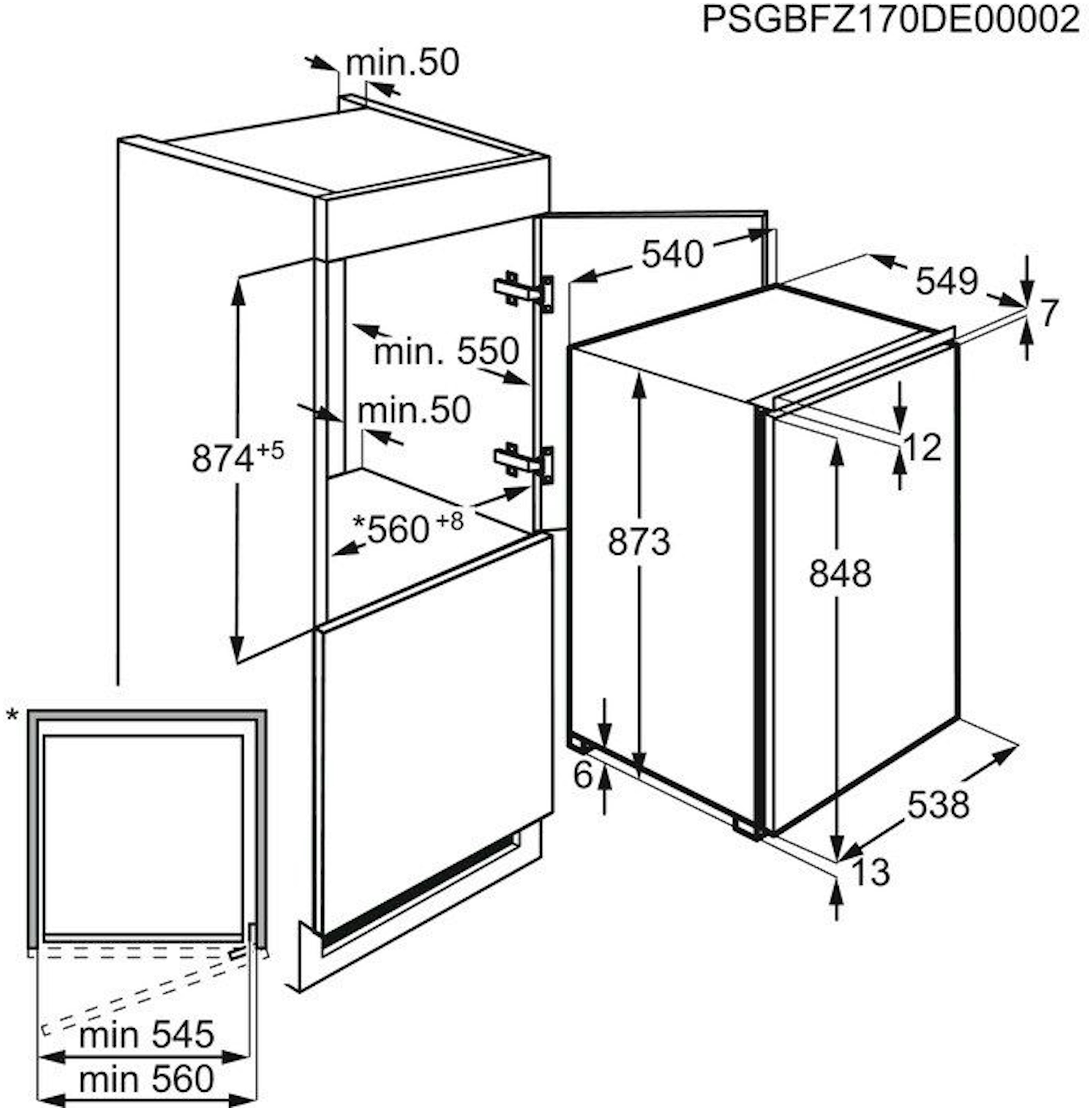 Zanussi vriezer ZUAN88ES afbeelding 3