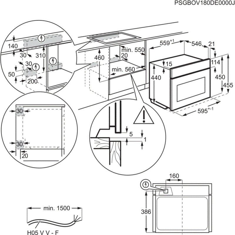 Zanussi ZVEKW7X1 inbouw magnetron afbeelding 5
